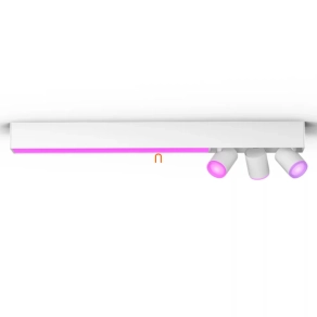   Philips Hue Bluetooth 36W LED mennyezeti lámpa + 3-as spot, fehér (Centris White and Color Ambiance)