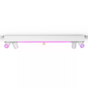  Philips Hue Bluetooth 40W LED mennyezeti lámpa + 4-es spot, fehér (Centris White and Color Ambiance)