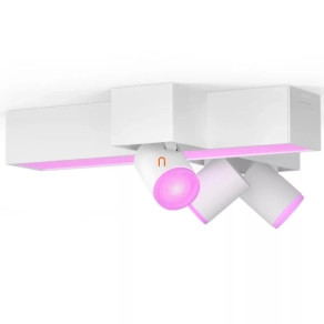   Philips Hue Bluetooth 25W LED mennyezeti lámpa + 3-as spot, fehér (Centris White and Color Ambiance)