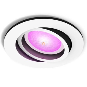   Philips Hue süllyesztett spot lámpa, kerek, fehér (Centura White and Color Ambiance)