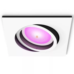   Philips Hue süllyesztett spot lámpa, szögletes, fehér (Centura White and Color Ambiance)