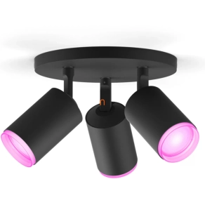   Philips Hue spot lámpa, 3-es fekete (Fugato White and Color Ambiance)