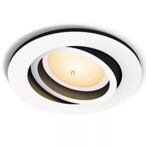   Philips Hue süllyesztett spot lámpa, kerek, fehér (Milliskin White Ambiance)