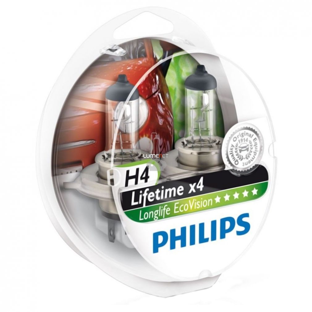 Philips H4 LongLife EcoVision 12342LLECOS2