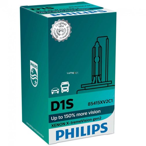 Philips D1S X-tremeVision gen2 +150% 85415XV2C1 xenon lámpa
