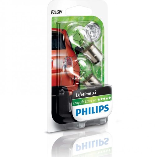 Philips Longlife Ecovision 12499LL P21/5W BAY15d
