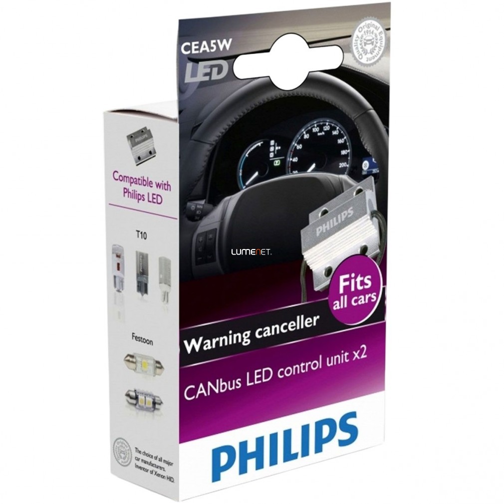 Canbus ellenállás W5W LED-hez, 2db/csomag