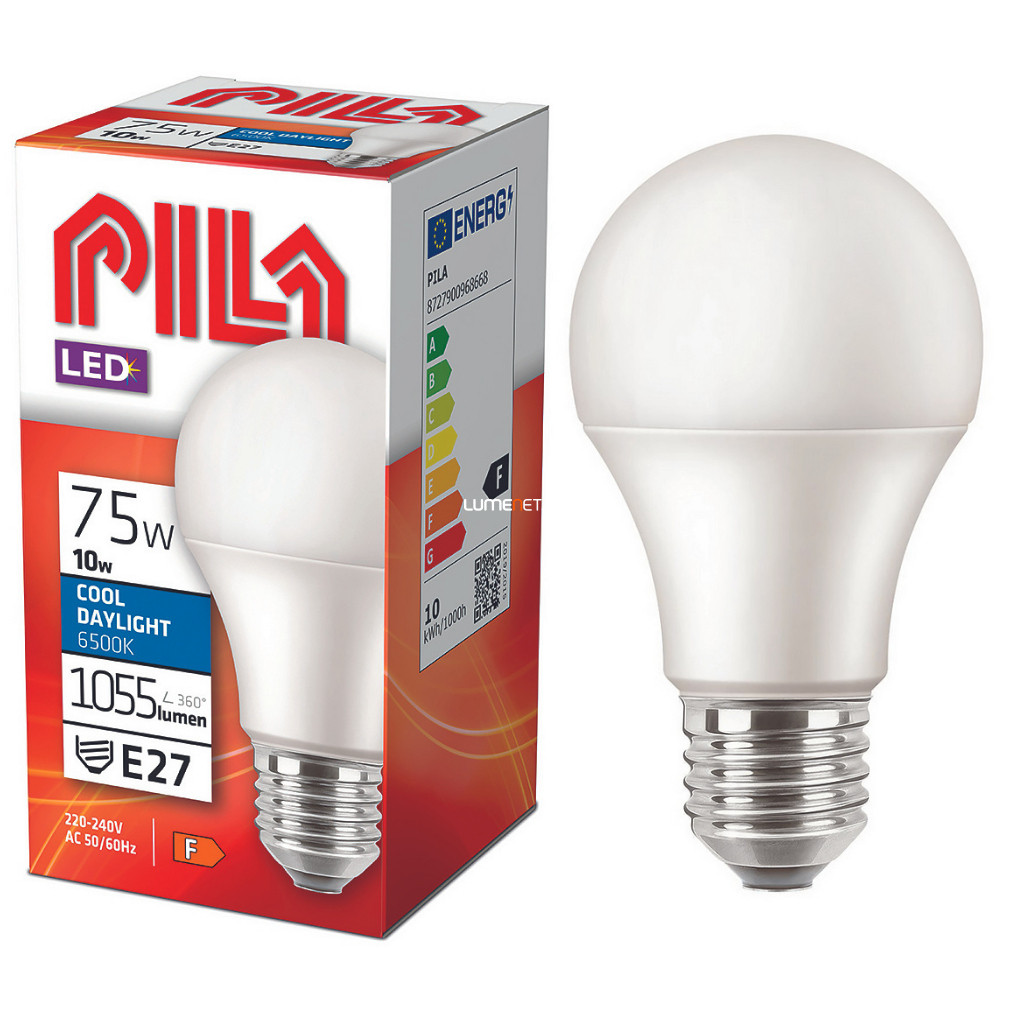 PILA E27 LED 10W 1055lm extra hidegfehér - 75W izzó helyett
