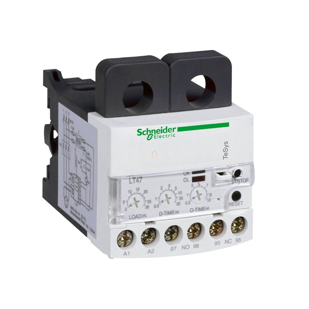 Elektronikus relé kézi/elekt reset, 0.5-5A, 110VAC LT4706F7S Schneider