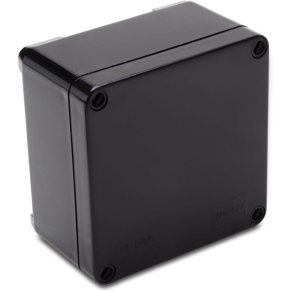   PKG 100 OP fekete páncéljellegű doboz Univolt 000848 Univolt