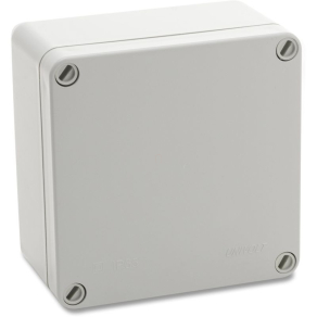   PKG 100 OP világosszürke páncéljellegű doboz 000849 Univolt