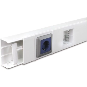   MAK   75/75 fehér 3/12M kábelcsatorna, fedéllel IP40 019008 Univolt