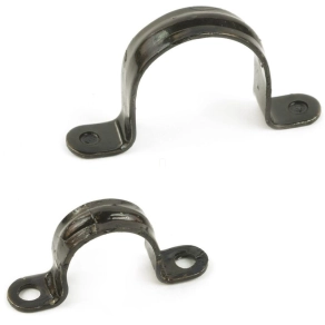   SS 20 fekete porszórt omega csőbilincs, SSR  acélcsőhöz 021069 Univolt