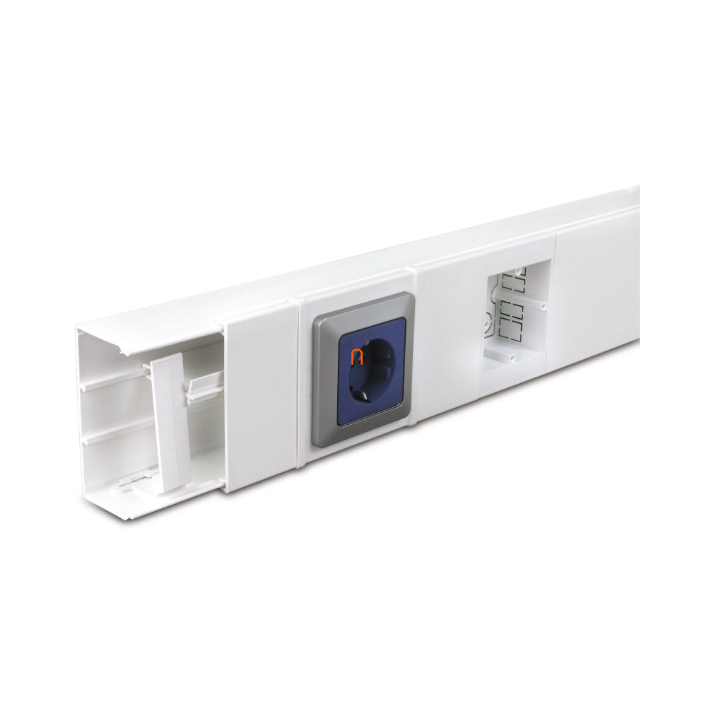 MAK 75/150 fehér 3/6M kábelcsatorna, fedéllel IP40 022953 Univolt