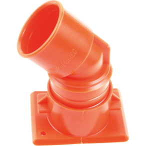   Dupla ívelt összekötő hüvely betonba VBT 20/45 026980 Univolt