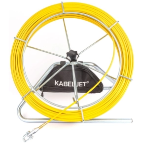   Katimex Kábelbehúzó, 100m/7,2mm üvegszálas, horganyzott acélcső állvány, tartozékok KJ 100 KABELJET 100m (103508) 035642