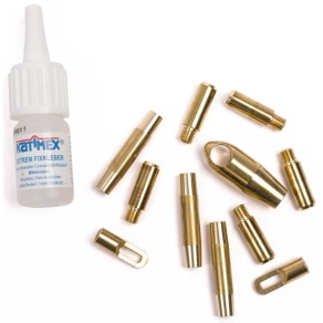   Katimex Javítókészlet 4,5mm behúzószálhoz (ragasztó, fűzőfej, toldó, kezdőfej) KM-SERV-SET (102055) 040478