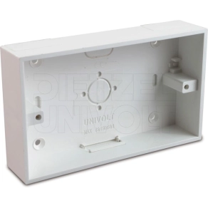   MAK 85/150x32/3 fehér kötödoboz MIK csatornához, 147x87x32mm, 3 csatlakozás, fedél nélkül 041353 Univolt