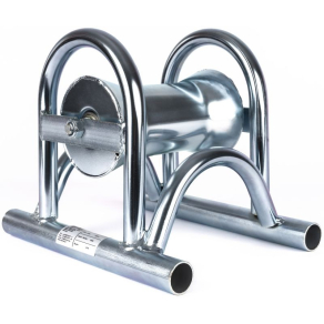   Katimex Egyenes kábelgörgő, horganyzott acélkeret, fém görgő, max. 160mm átm. kábelhez (105061) 083028