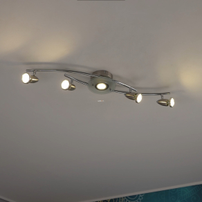   Spot lámpa öt foglalattal, ezüstszínű - Vallida Eglo 13612