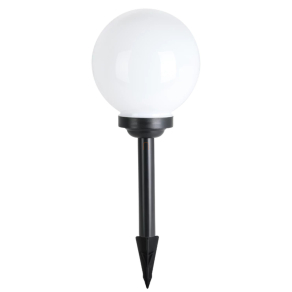   Kültéri napelemes földbe szúrható LED gömb lámpa, 40 cm - Puglia Eglo 22442, 3000 K, 0,2 W, 1,2 V, IP44