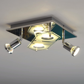   Mennyezeti lámpa négy foglalattal, fehér - Cabo Eglo 31134