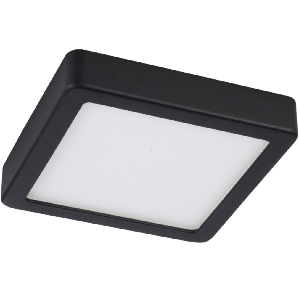Mennyezeti LED lámpa, 16x16 cm, fekete, IP44 (Fueva5)