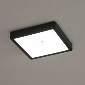   Mennyezeti LED lámpa fekete kerettel, 21x21 cm, IP44 - Fueva5 Eglo 31202