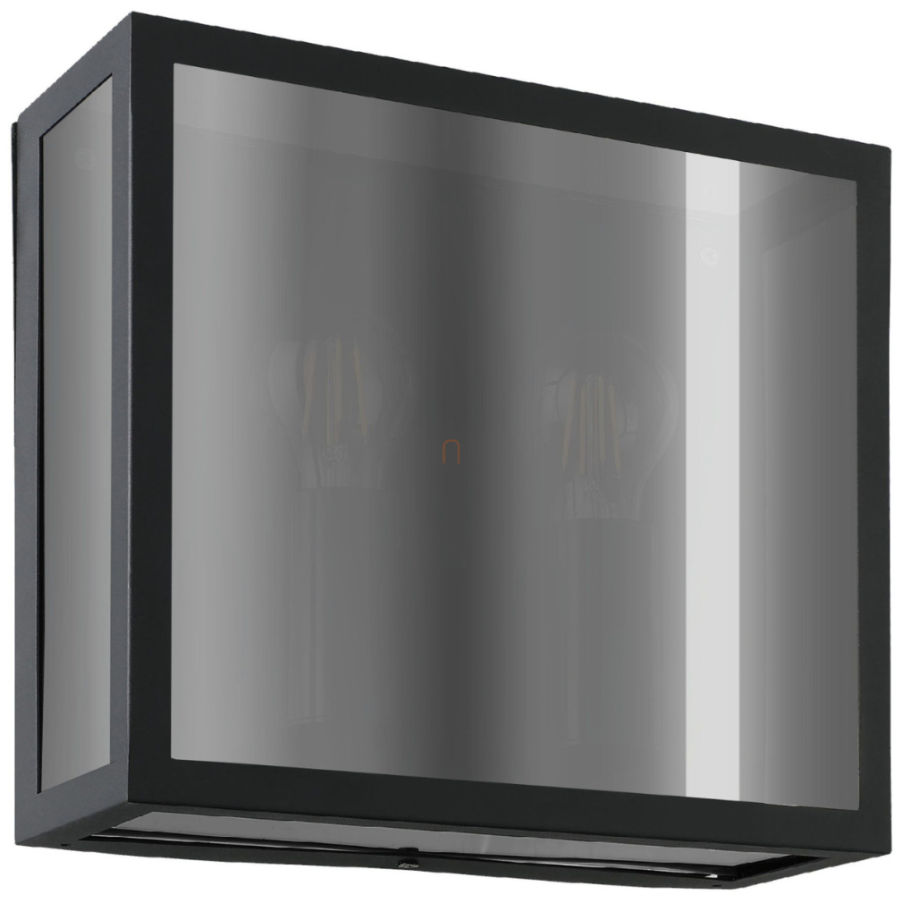 Kültéri fali lámpa - Alamonte Smoke Eglo 31566, 2xE27 foglalattal, 220-240 V, IP44