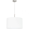 Függesztett lámpa, fehér-nikkel színű - Pasteri Eglo 31571