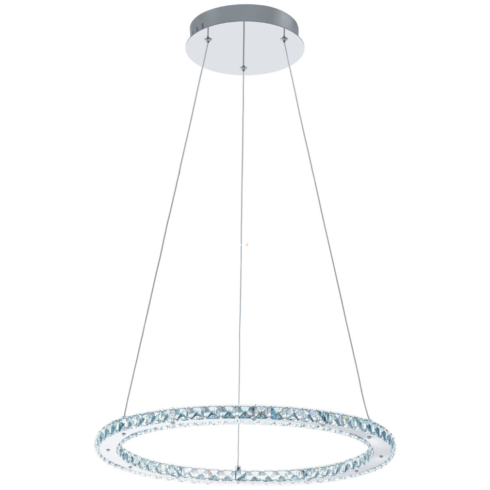 Modern függesztett LED lámpa kristály berakással, 55 cm - Varrazo Eglo 31668