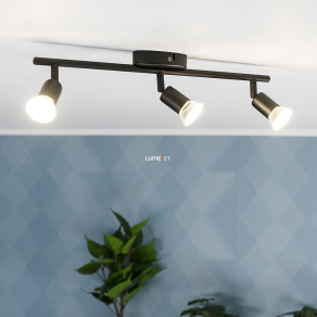 Spot lámpa három foglalattal fekete - Buzz-LED Eglo 32431