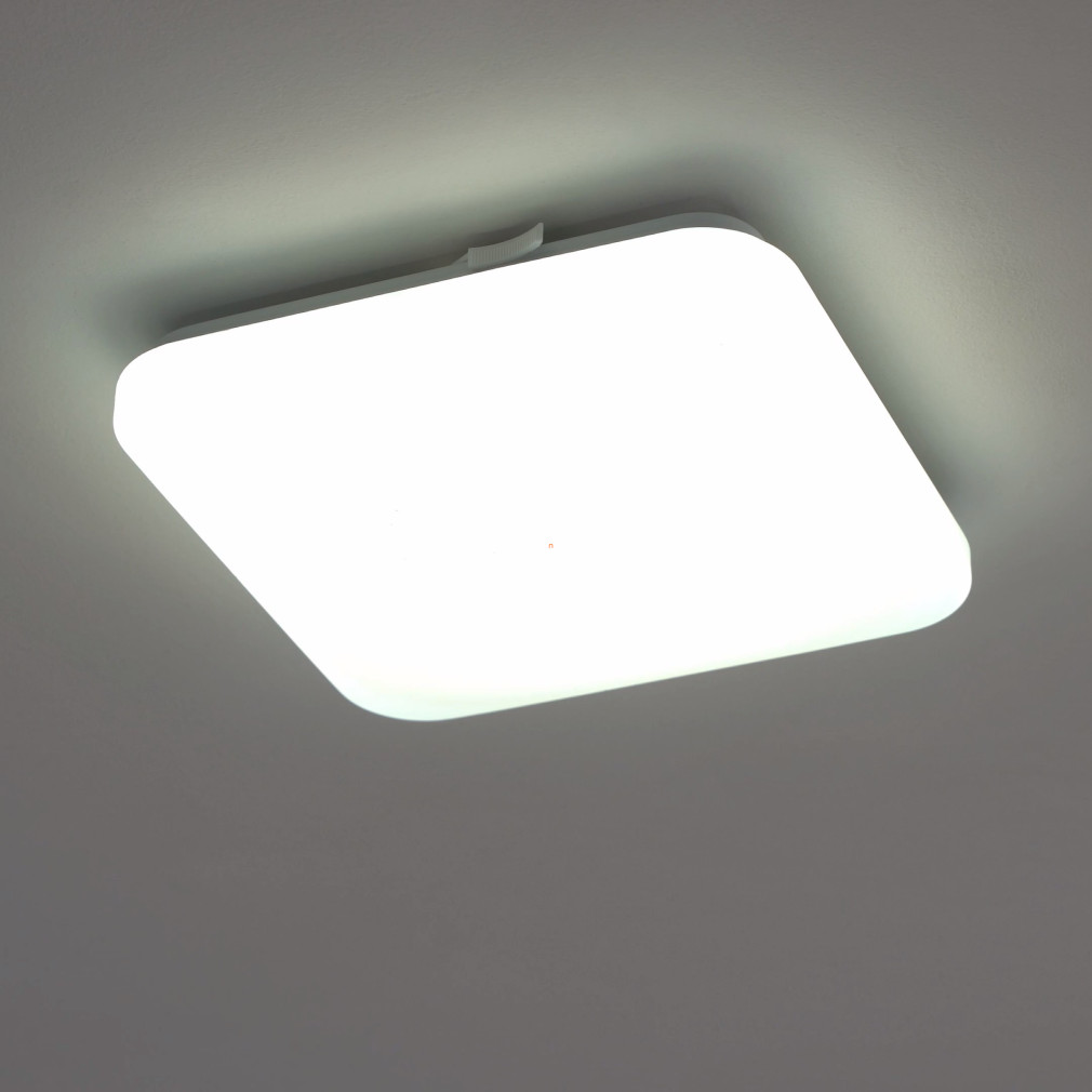 Csillám hatású mennyezeti LED lámpa, szögletes, 7,4 W, hidegfehér, fehér színű (Frania)