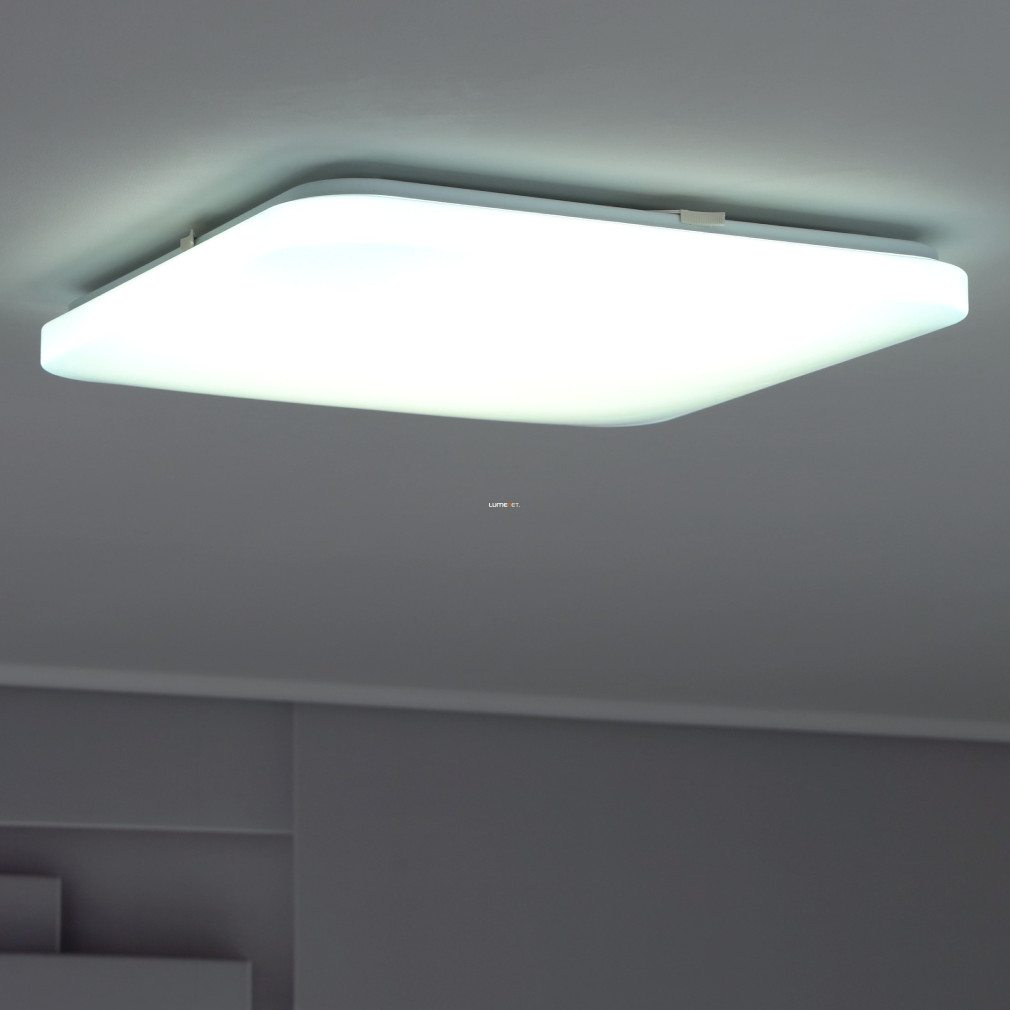 Csillám hatású mennyezeti LED lámpa, szögletes, 33,5 W, hidegfehér, fehér színű (Frania)