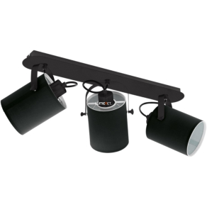   Spot lámpa három foglalattal, fekete-fehér színű - Villabate Eglo 33647