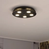 Mennyezeti lámpa öt foglalattal, fekete - Grattino Eglo 33805