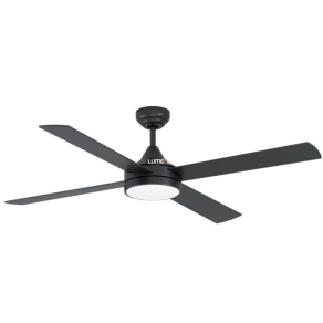   Ventilátoros mennyezeti LED lámpa távirányítóval 19 W, hideg-melegfehér, fekete-barna színű - Trinidad Eglo 35085