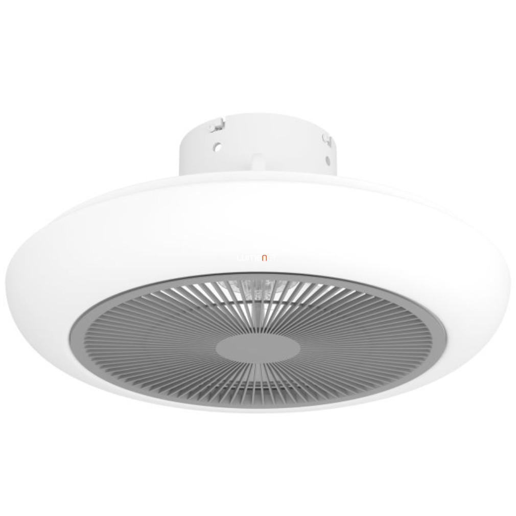 Ventilátoros mennyezeti LED lámpa távirányítóval 25,5 W, hideg-melegfehér, fehér-szürke színű (Sayulita)