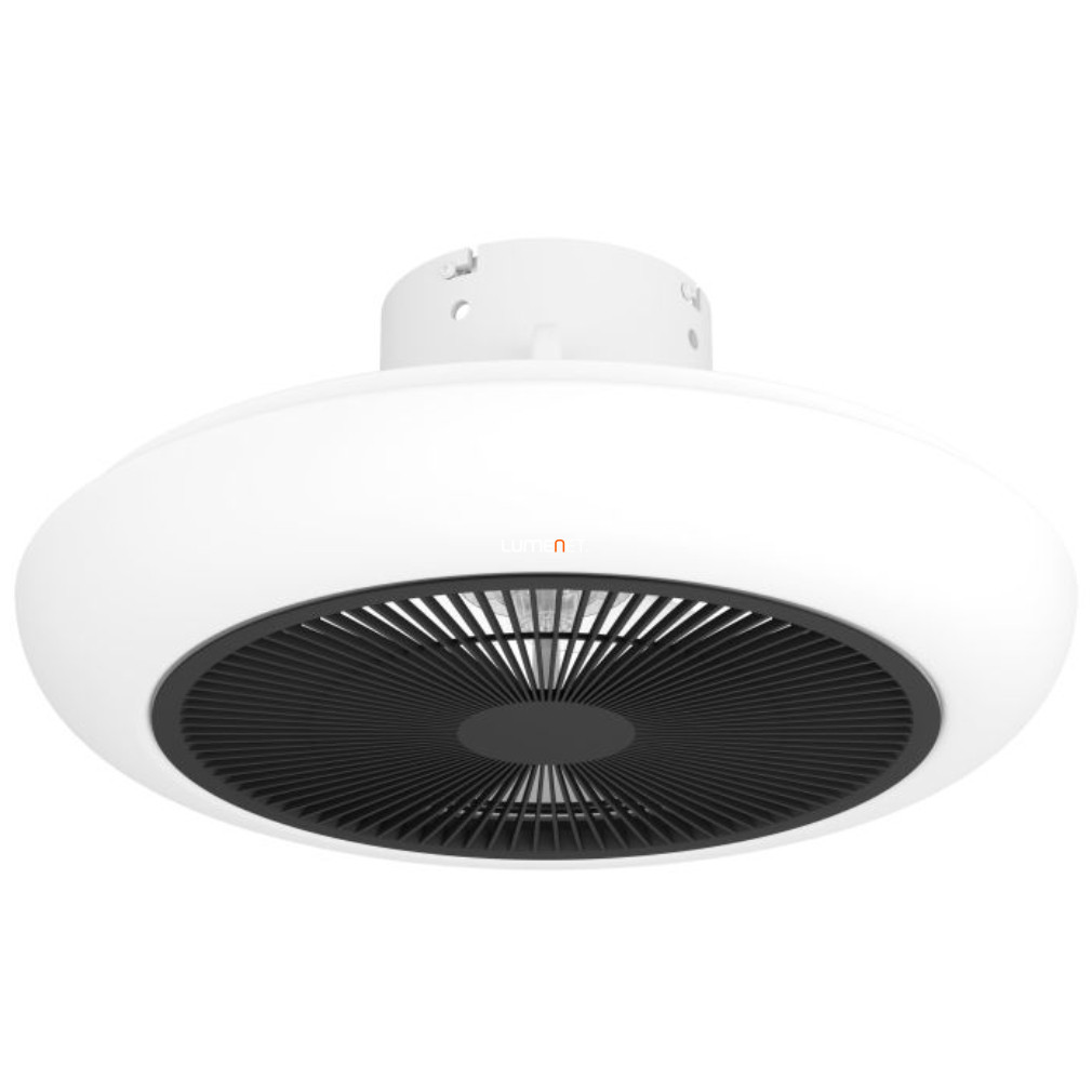 Ventilátoros mennyezeti LED lámpa távirányítóval 25,5 W, hideg-melegfehér, fekete-fehér színű - Sayulita Eglo 35094