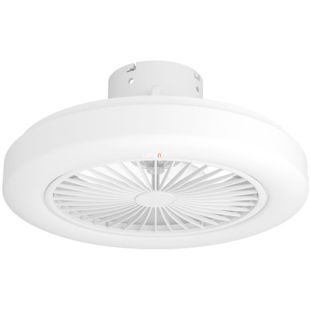 Ventilátoros mennyezeti LED lámpa távirányítóval 25,5 W, hideg-melegfehér, fehér színű (Ortona)