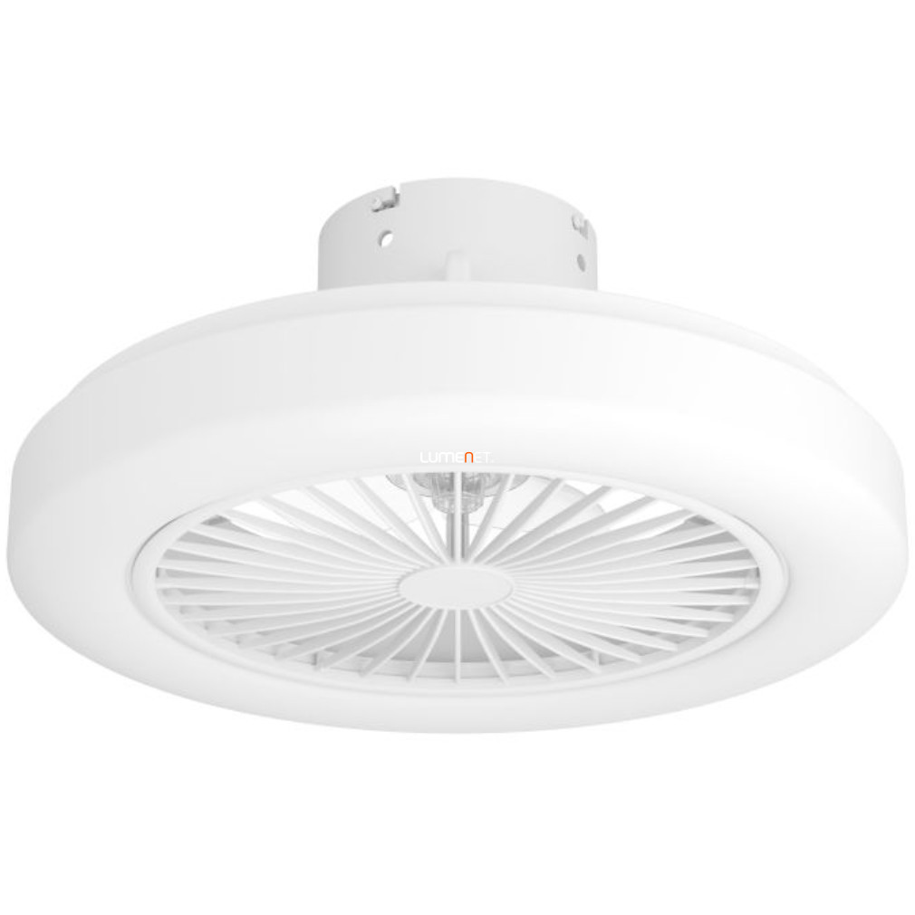 Ventilátoros mennyezeti LED lámpa távirányítóval 25,5 W, hideg-melegfehér, fehér színű - Ortona Eglo 35095