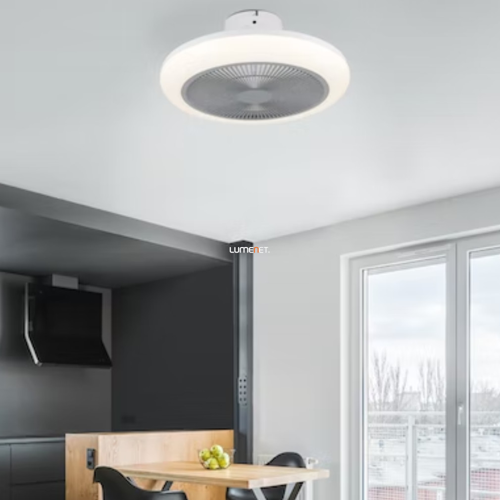 Távirányítós mennyezeti LED lámpa 3X8,5 W, hideg-melegfehér, fehér-szürke színű (Kostrena)