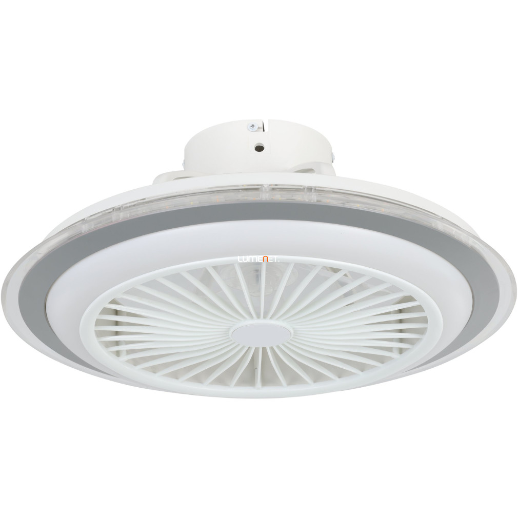 Ventilátoros mennyezeti LED lámpa távirányítóval 3X8,5 W, hideg-melegfehér, fehér-szürke színű - Albufeira Eglo 35141