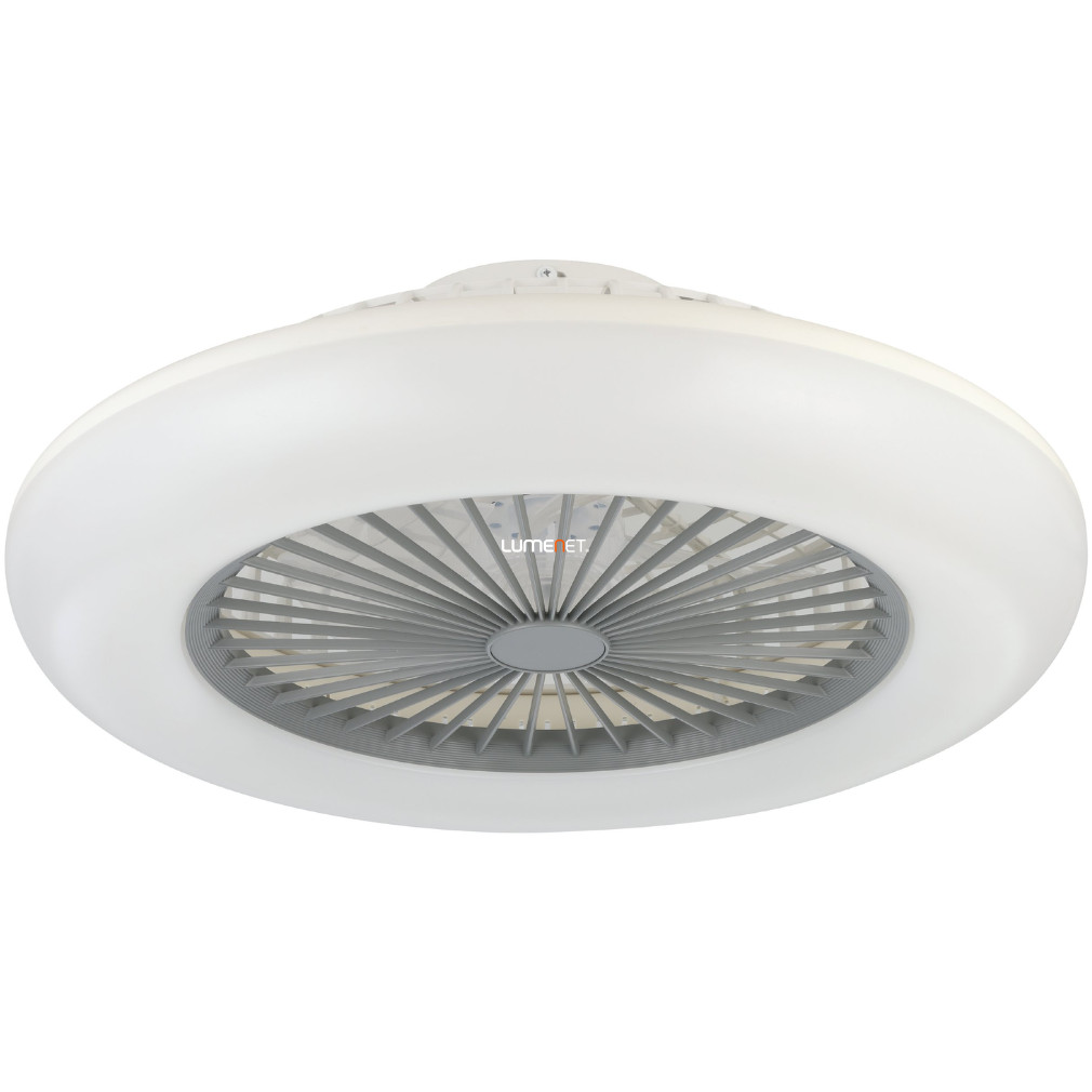 Ventilátoros mennyezeti LED lámpa távirányítóval 3X12,6 W, hideg-melegfehér, fehér-szürke színű (Sayulita)
