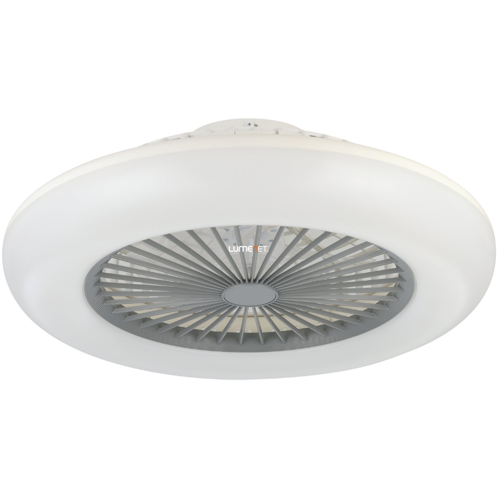 Ventilátoros mennyezeti LED lámpa távirányítóval 3X12,6 W, hideg-melegfehér, fehér-szürke színű - Sayulita Eglo 35144