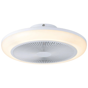   Távirányítóval szabályozható ventiláros mennyezeti LED lámpa - Sayulita 1 Eglo 35233, 3280 lm, 2700-6500 K, állítható színhőmérséklet, 4x5,2 W, 220-240 V