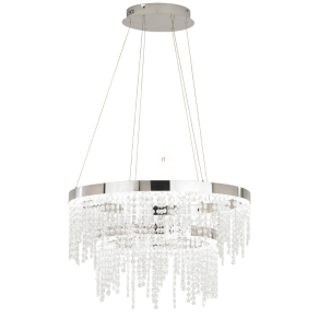   Design kristály csillár 61 cm, LED, fali kapcsolóval szabályozható - Antelao Eglo 39281