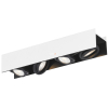 Szabályozható LED spot lámpa 4x5,4 W, melegfehér, fehér-fekete - Vidago Eglo 39318