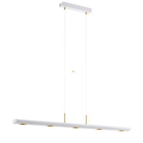   Szabályozható függesztett LED lámpa 5x4,6 W, hideg-melegfehér, fehér-arany színű - Canelas Eglo 39371