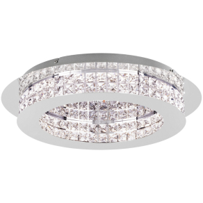   Szabályozható mennyezeti LED lámpa 10x3,15 W, melegfehér, króm - Principe Eglo 39401